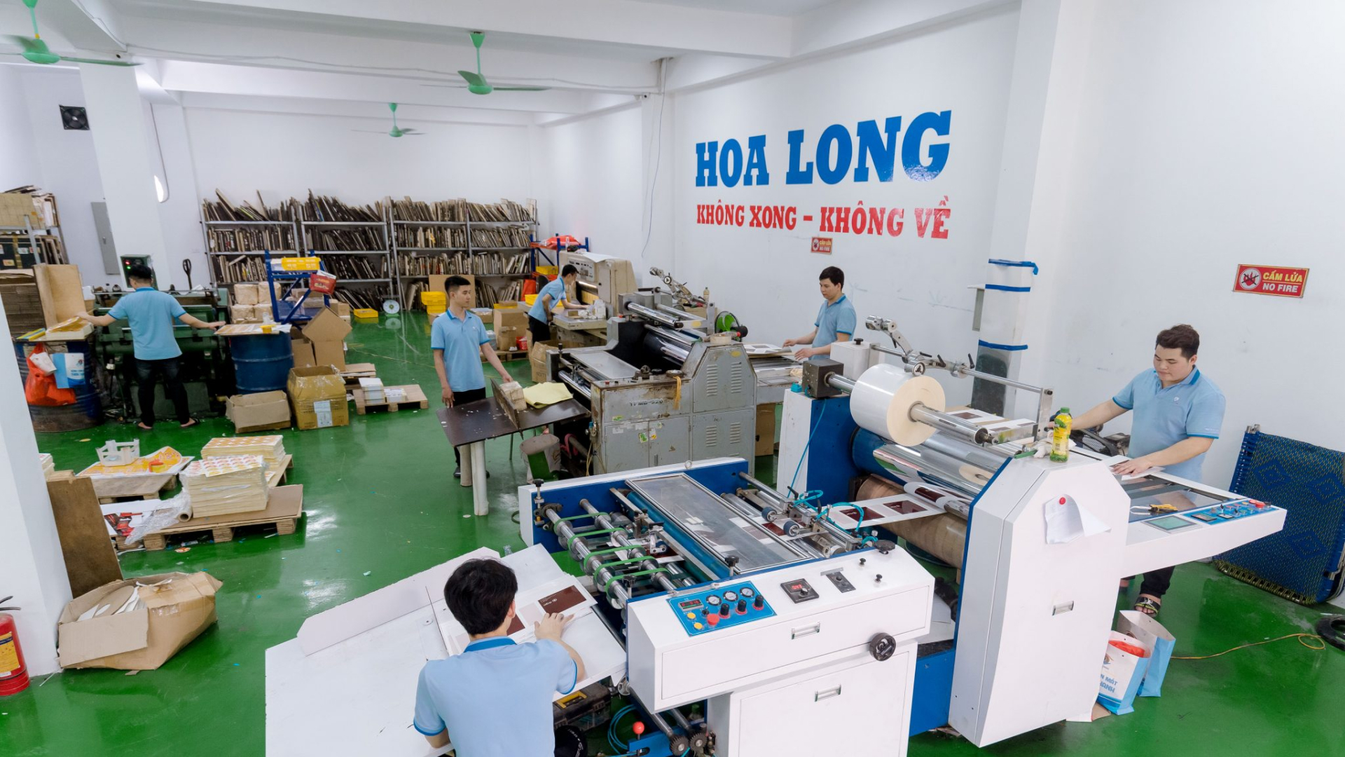Modern Bright Factory Interior